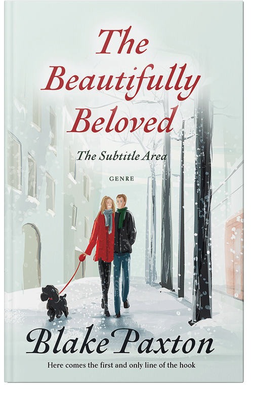 Front view of Premade Romance Book Cover - Porcelain