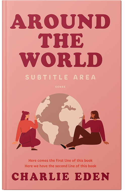 Front view of Premade Travel Book Cover - Wewak