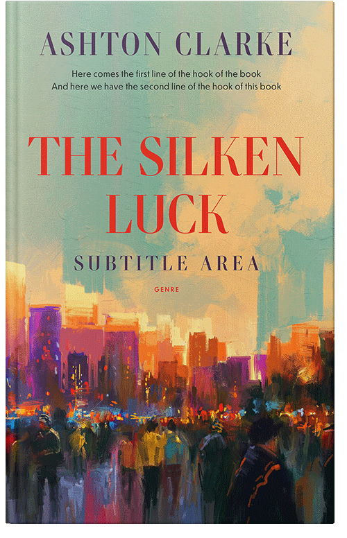 Front view of Premade Literary Fiction Book Cover - Coral Reef