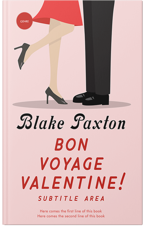 Front view of Premade Romance Book Cover - Linen