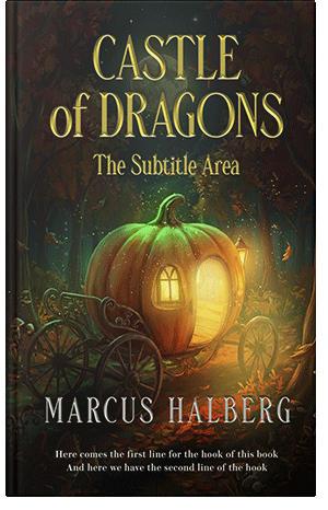 Premade Book Cover Oil
