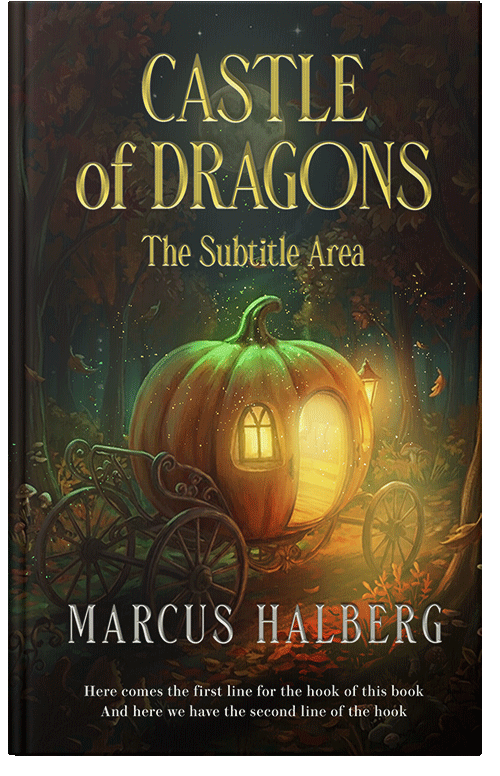 Front view of Premade Children's Book Cover - Oil #60006 | BookCoverZone*