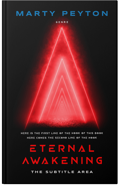 Front view of Premade Science Fiction Book Cover - Black #2021786 | BookCoverZone*
