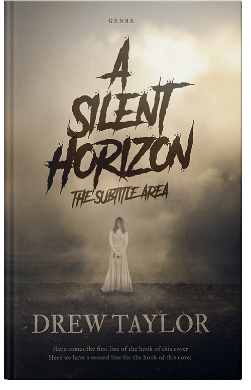 Premade Book Cover Heathered Gray - ID 34053