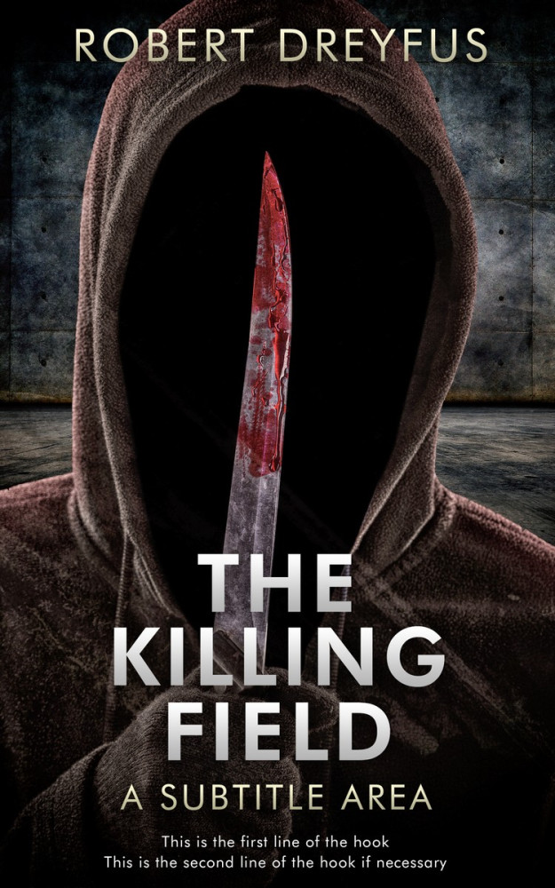 Front view of Cod Gray #233 - Premade Mystery & Thriller & Suspense Book Cover