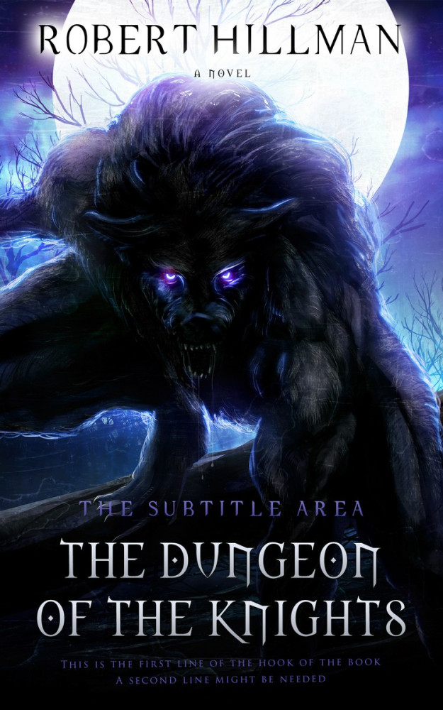 Front view of Periwinkle Gray #429 - Premade Fantasy Book Cover