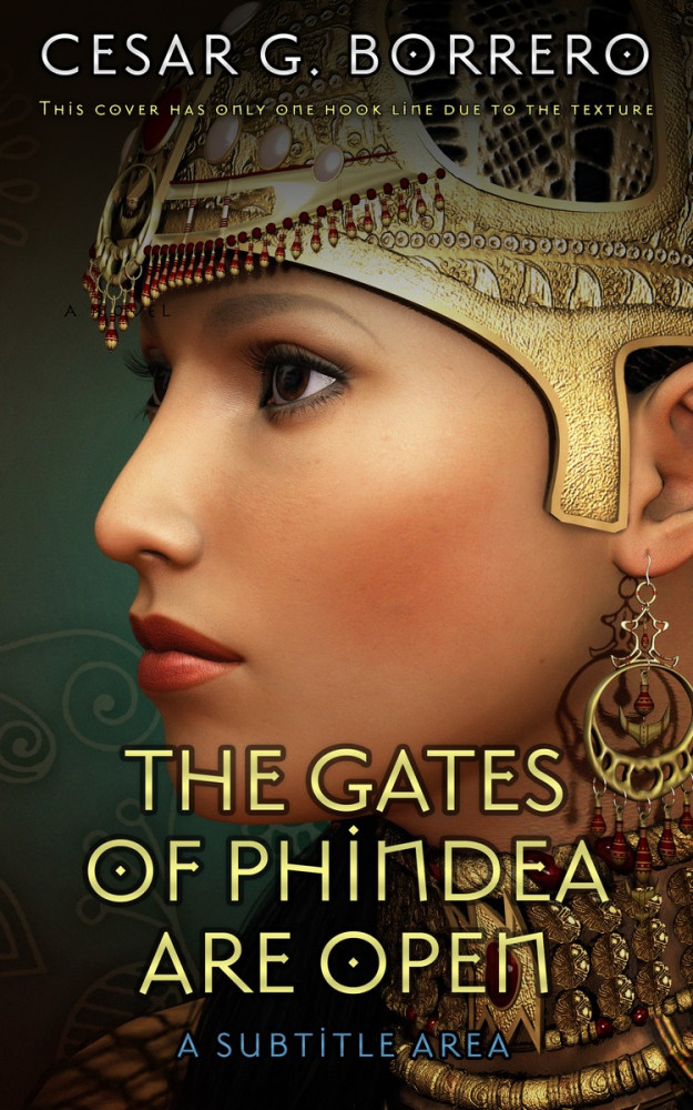 Front view of Antique Brass #451 - Premade Fantasy Book Cover