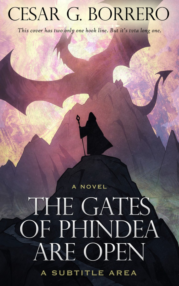 Front view of Bone #456 - Premade Fantasy Book Cover