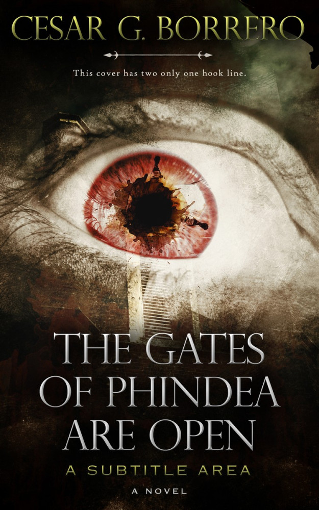 Front view of Coral Reef #469 - Premade Horror Book Cover