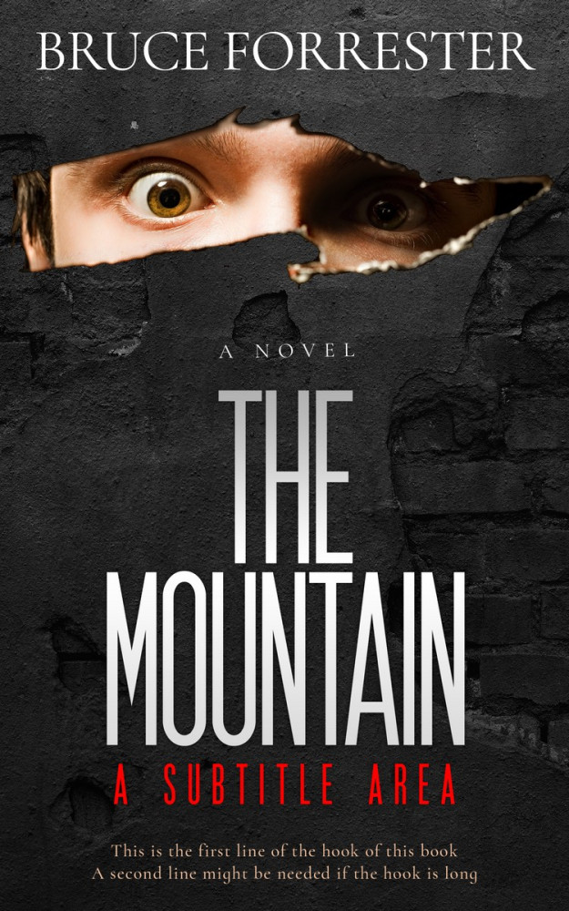 Front view of Mine Shaft #522 - Premade Abstract Book Cover