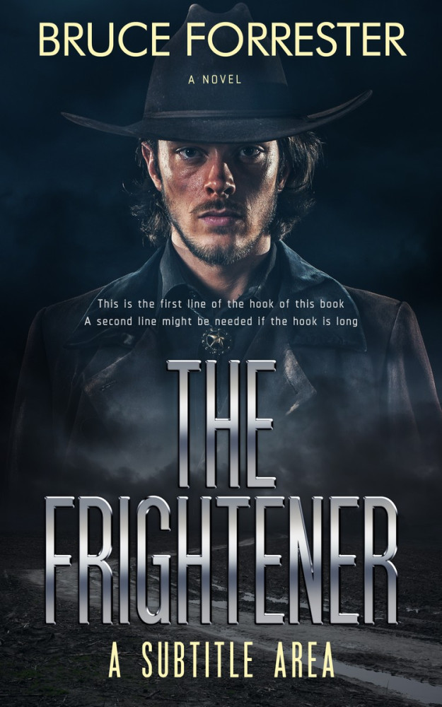 Front view of Mirage #536 - Premade Action & Adventure Book Cover