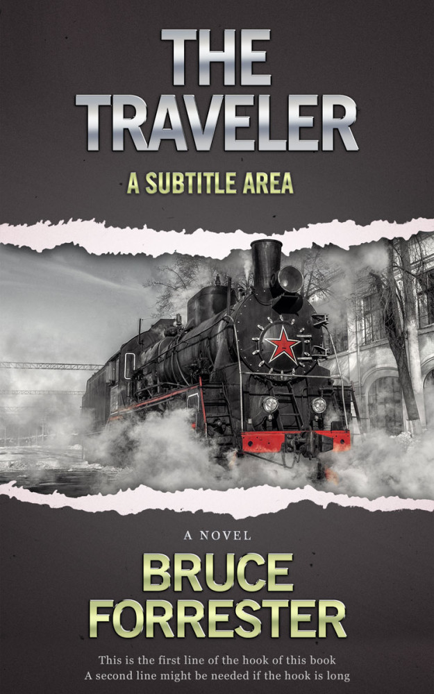 Front view of Mine Shaft #550 - Premade Travel Book Cover