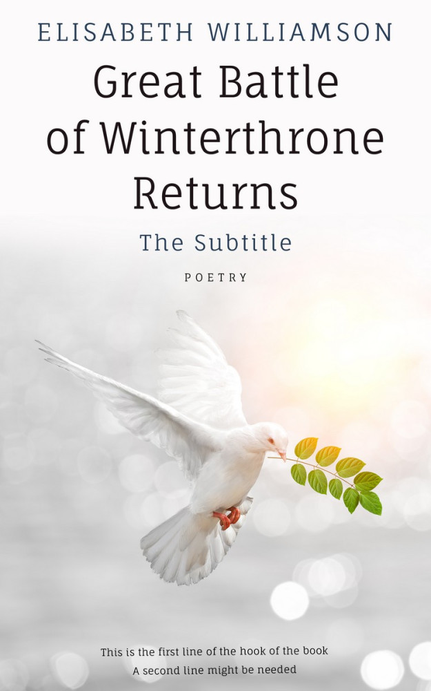 Front view of Mercury #560 - Premade Poetry Book Cover