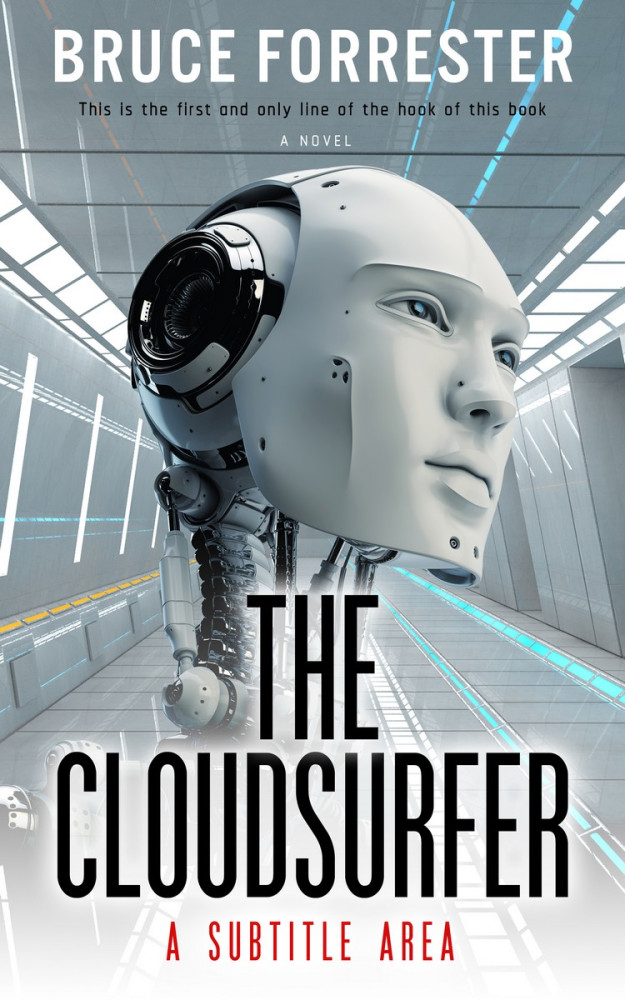 Front view of Regent Gray #628 - Premade Apocalyptica Book Cover