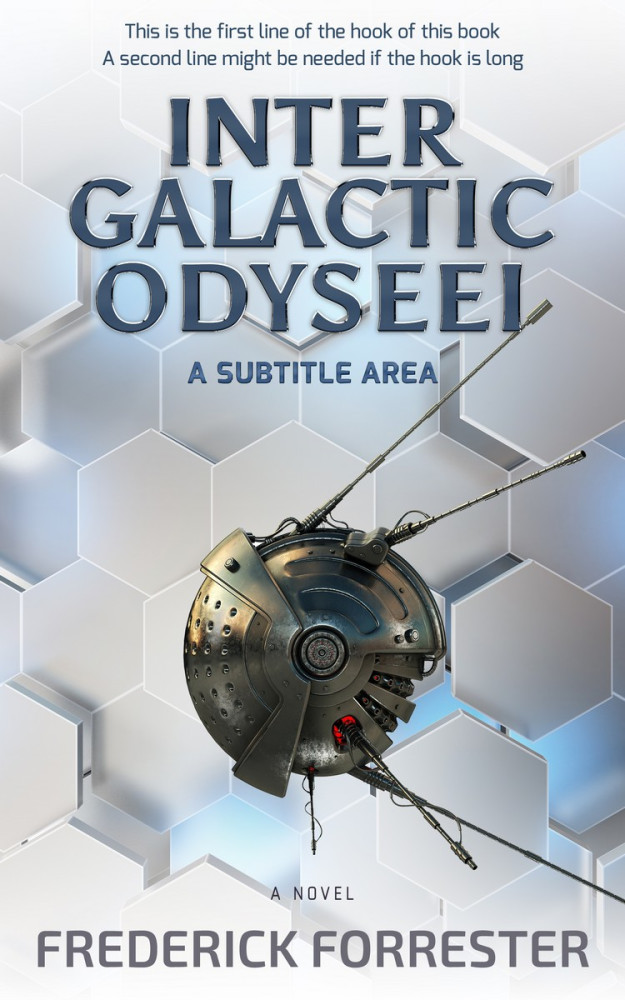 Front view of Iron #636 - Premade Science Fiction Book Cover