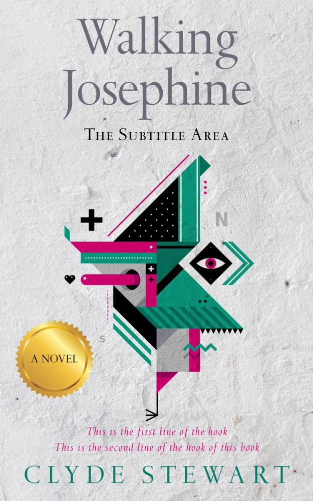 Front view of Alto #688 - Premade Abstract Book Cover