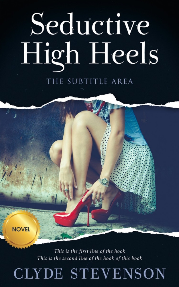 Front view of Heathered Gray #694 - Premade Teen & Young Adult Book Cover