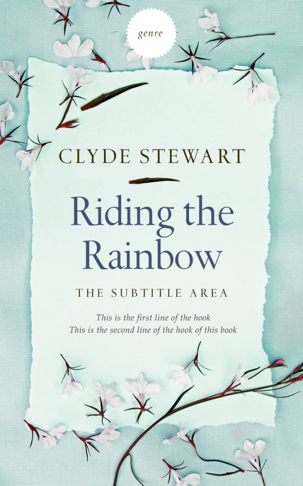 Front view of Gin #755 - Premade Romance Book Cover