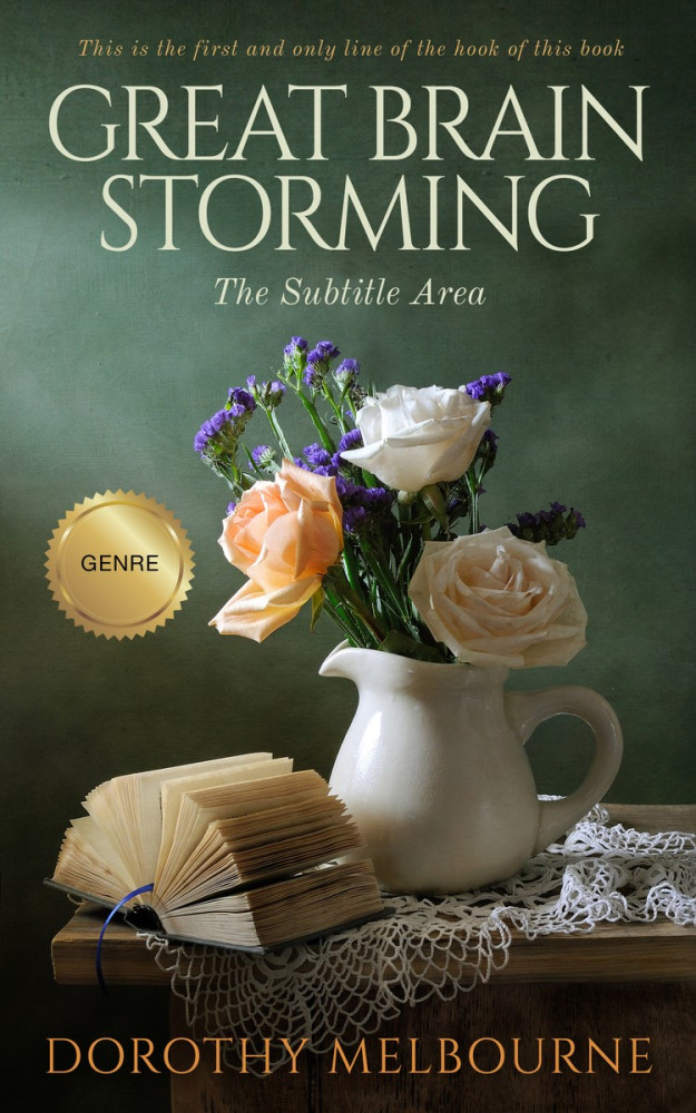 Front view of Kelp #843 - Premade Poetry Book Cover