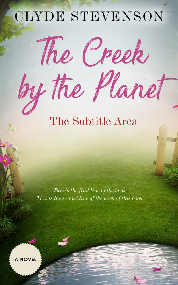 Front view of Clover #862 - Premade Horror Book Cover