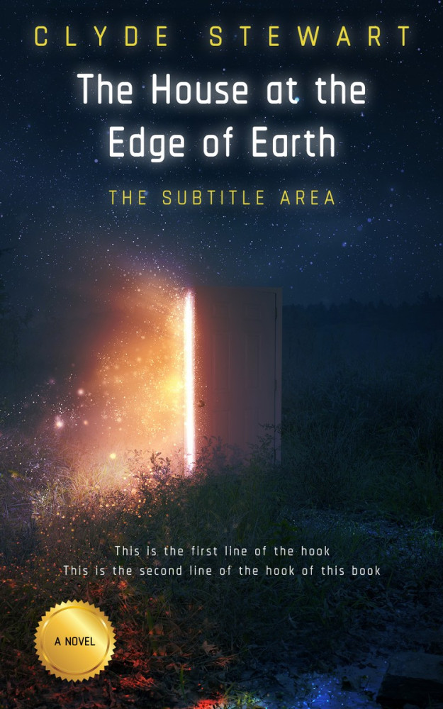 Front view of Mirage #924 - Premade Fantasy Book Cover