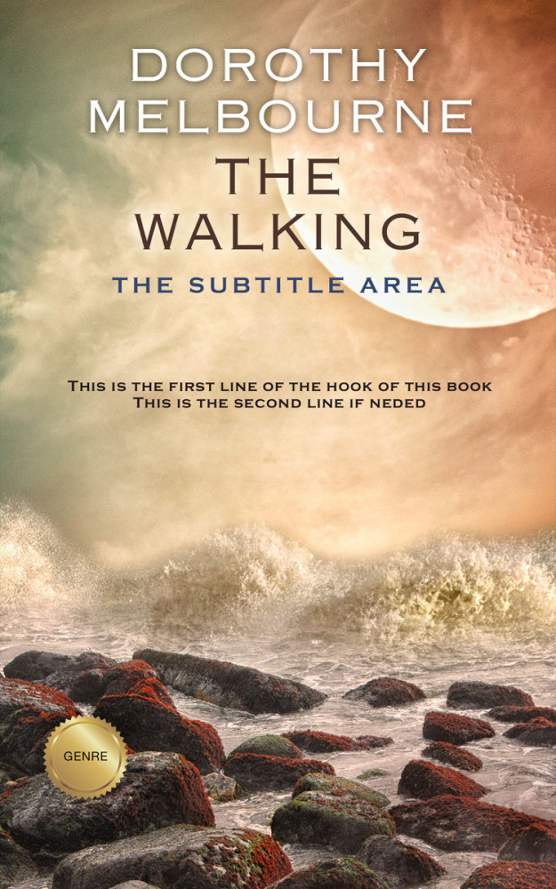 Front view of Sorrell Brown #988 - Premade Fantasy Book Cover