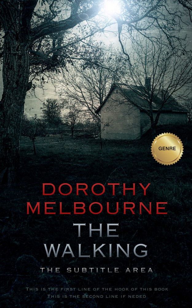 Front view of Silk #999 - Premade Horror Book Cover