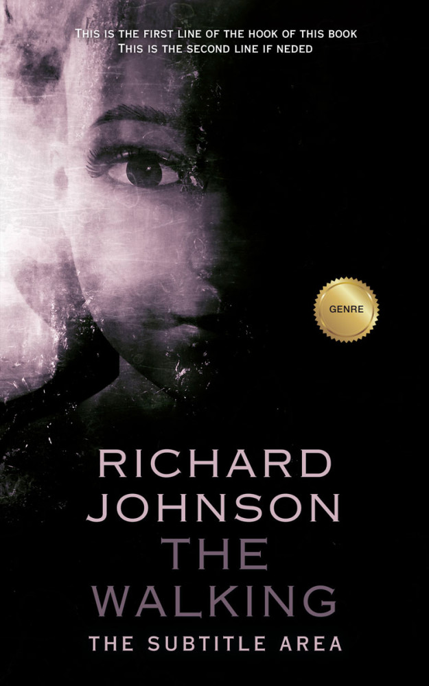 Front view of Cold Turkey #1013 - Premade Horror Book Cover