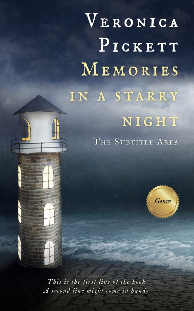 Front view of Ebony Clay #1094 - Premade Fantasy Book Cover