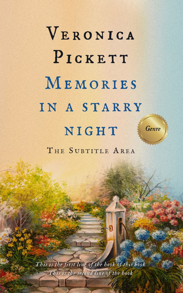 Front view of Pavlova #1105 - Premade Abstract Book Cover