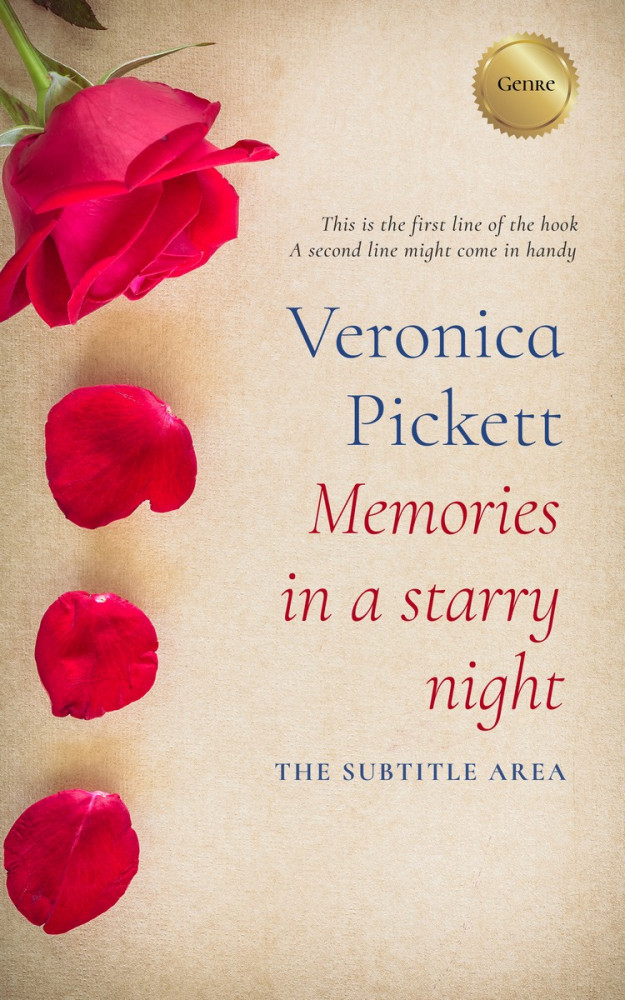 Front view of Stark White #1136 - Premade Romance Book Cover