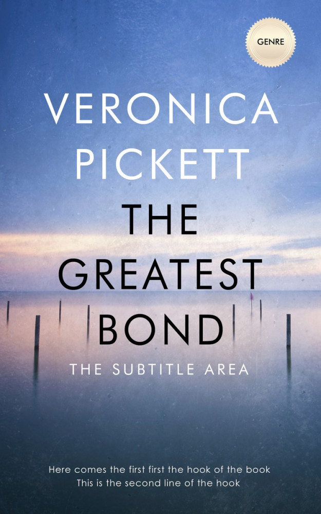 Front view of Wild Blue Yonder #1214 - Premade Literary Fiction Book Cover