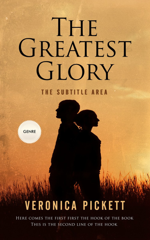 Front view of Asphalt #1230 - Premade Romance Book Cover