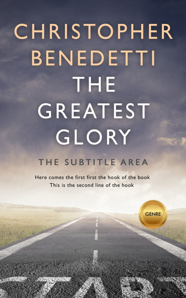 Front view of Mid Gray #1237 - Premade Self-Improvement & Self-Help Book Cover