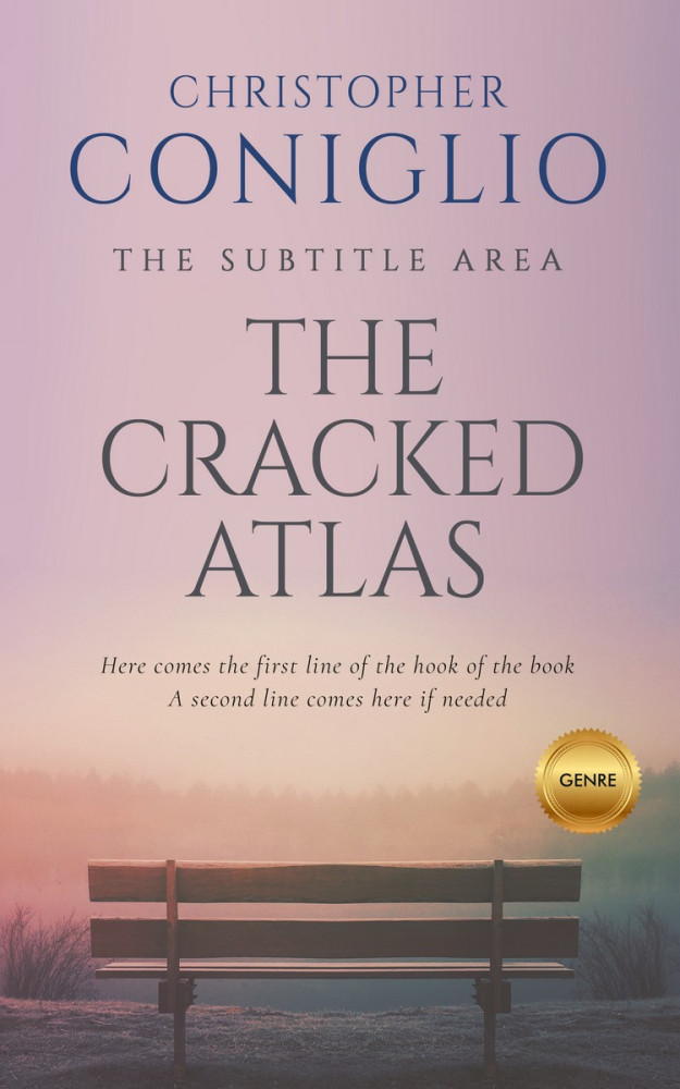 Front view of Clam Shell #1268 - Premade Mystery & Thriller & Suspense Book Cover