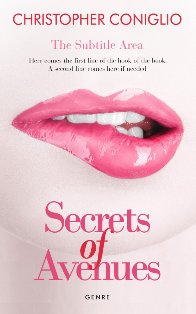 Front view of Soft Peach #1306 - Premade Erotica Book Cover