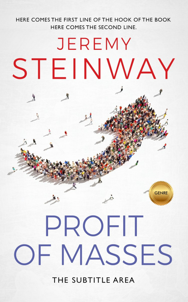 Front view of Desert Storm #1337 - Premade Business Book Cover