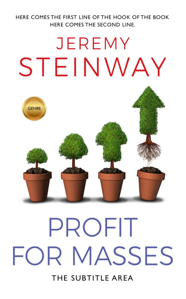 Front view of Thatch Green #1340 - Premade Business Book Cover