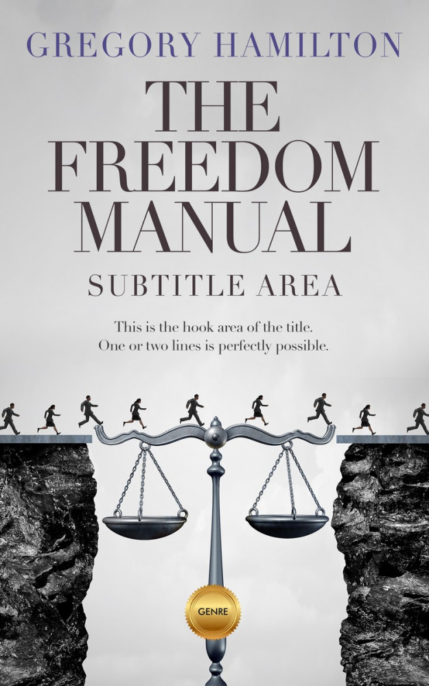 Front view of Alto #1343 - Premade Business Book Cover