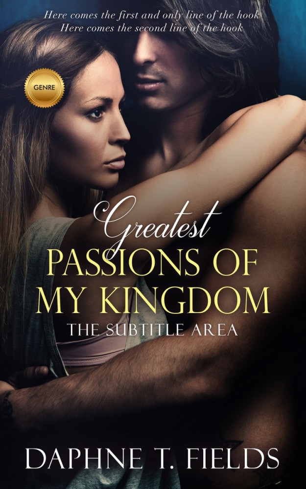 Front view of Thunder #1444 - Premade Romance Book Cover