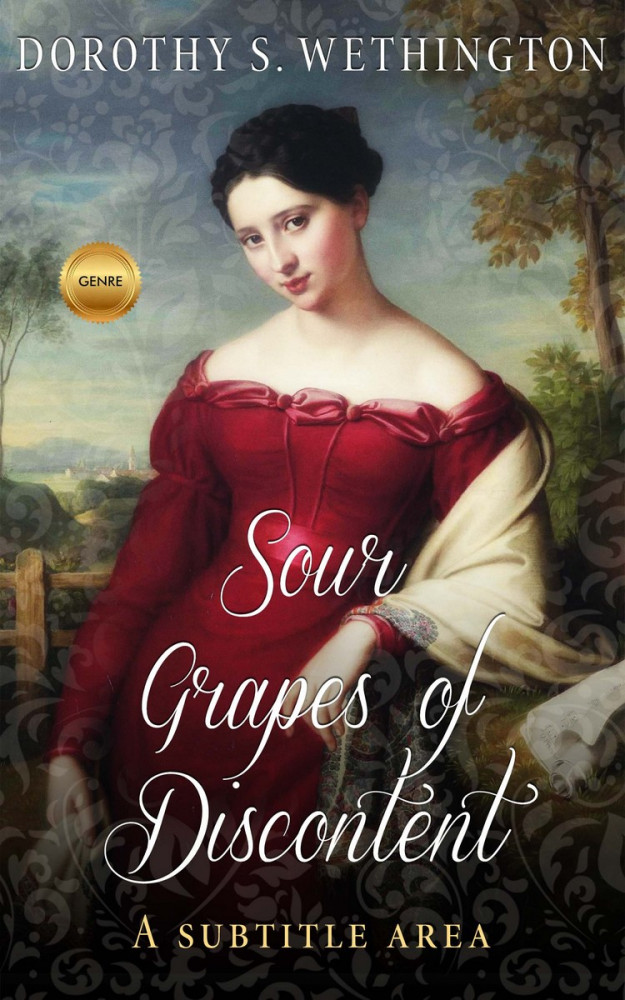 Front view of Woody Brown #1471 - Premade Historical Book Cover