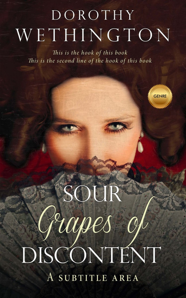 Front view of Cocoa Brown #1472 - Premade Historical Book Cover