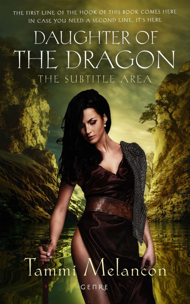 Front view of Mikado #1498 - Premade Fantasy Book Cover