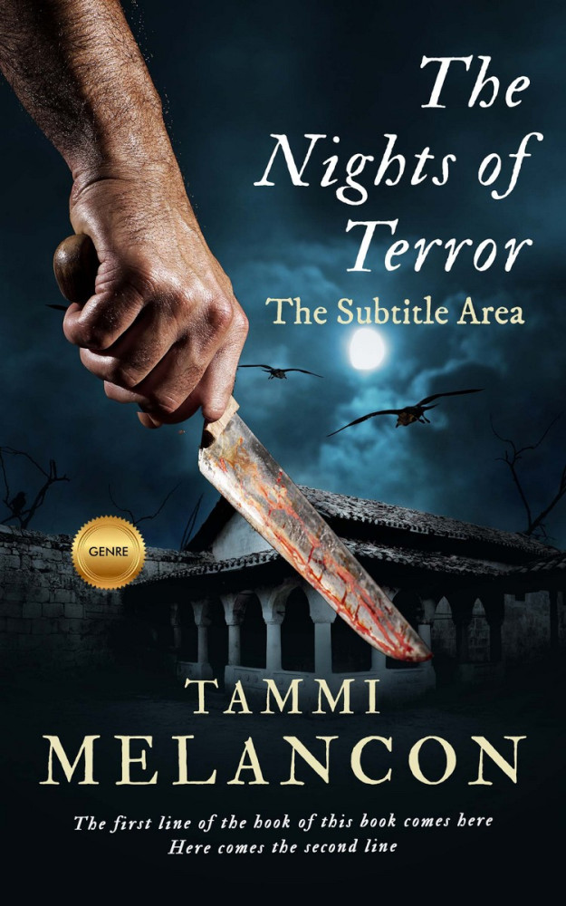 Front view of Bunker #1519 - Premade Horror Book Cover