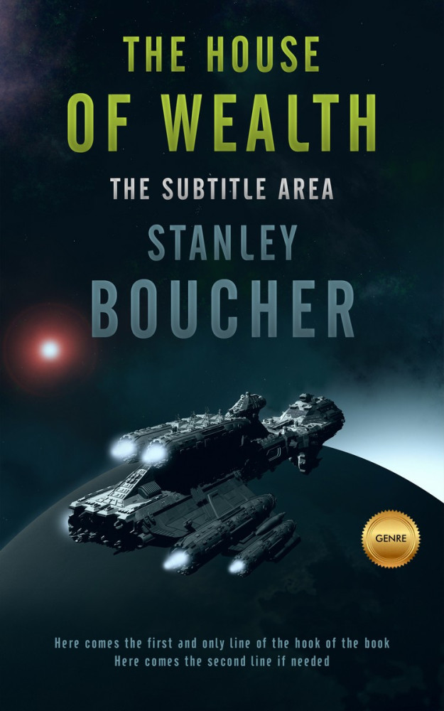 Front view of Firefly #1565 - Premade Science Fiction Book Cover