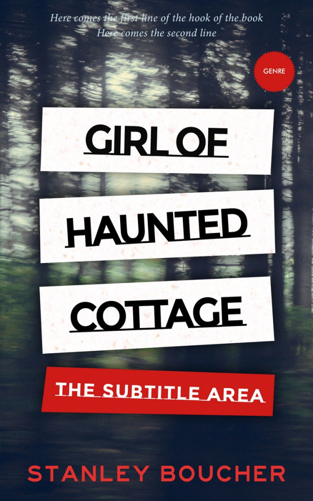 Front view of Ebony Clay #1605 - Premade Mystery & Thriller & Suspense Book Cover