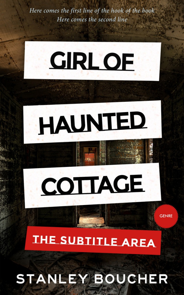 Front view of Petite Orchid #1606 - Premade Abstract Book Cover