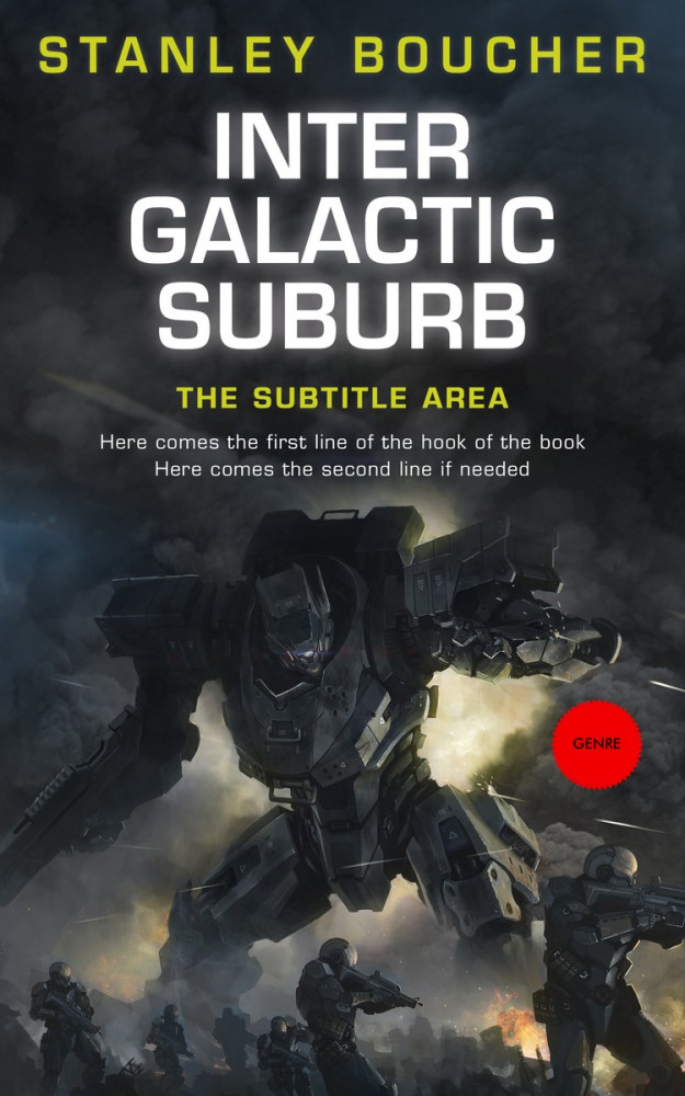 Front view of Shark #1615 - Premade Apocalyptica Book Cover