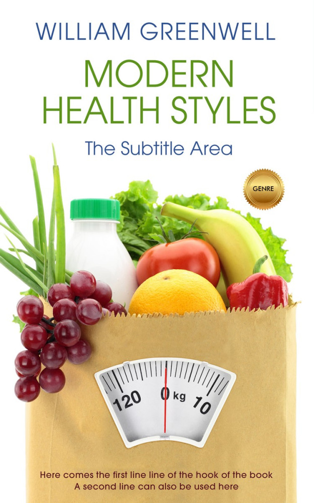 Front view of Tacha #1622 - Premade Health & Mind & Body Book Cover