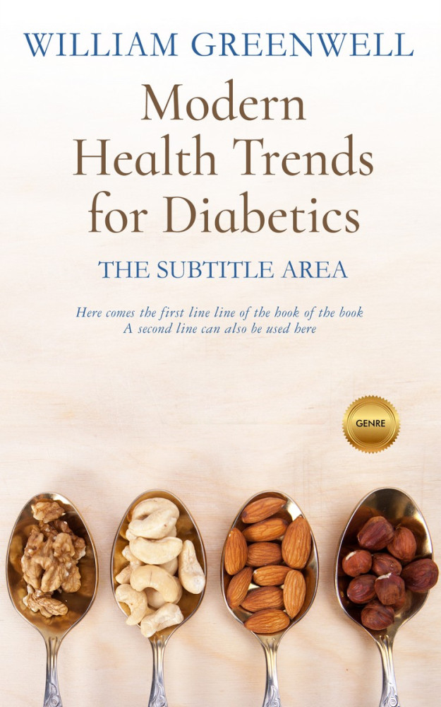 Front view of White Linen #1624 - Premade Health & Dieting & Fitness Book Cover